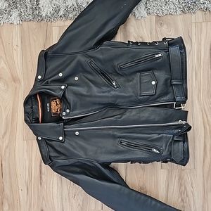 Black Leather Motorcycle Jacket